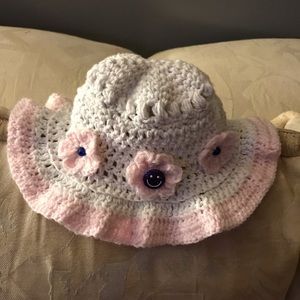 Baby handmade crochet summer hat